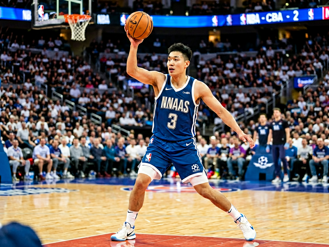 篮球赛事直播场景,展示NBA比赛数据